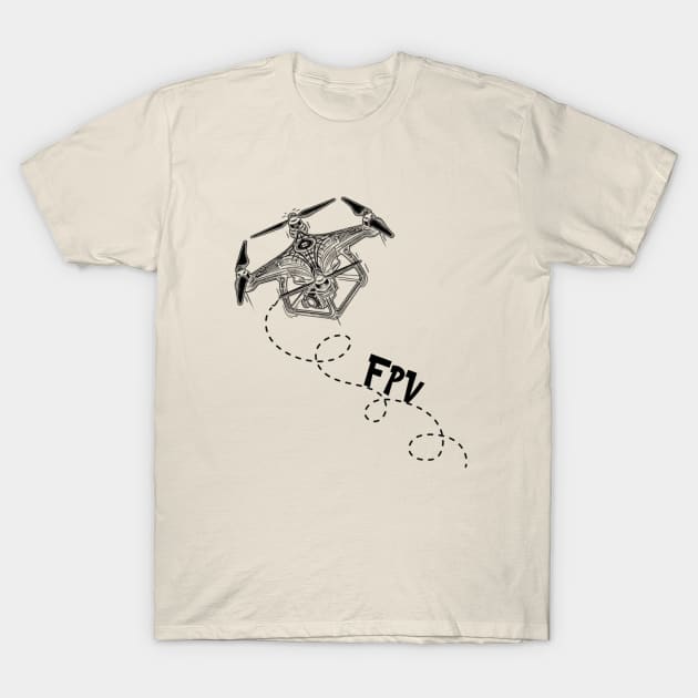 FPV drones T-Shirt by LegnaArt